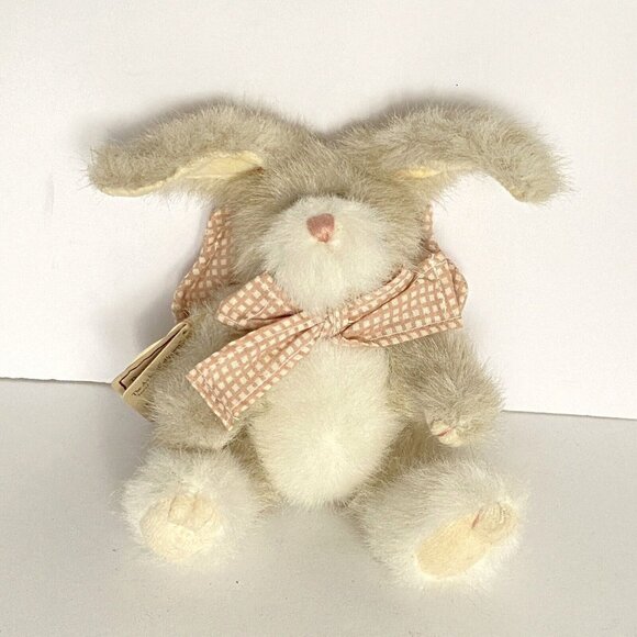 Boyds Bears Lil Peach Bunny Rabbit Gingham Wings Archive Collection Ornament - Picture 1 of 10